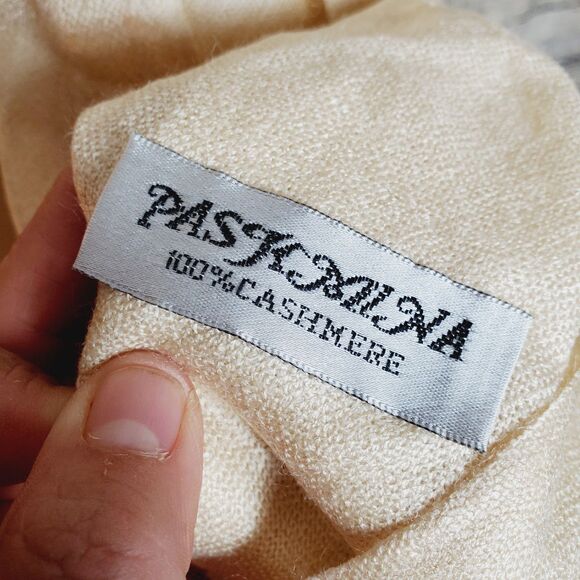 Scarf 100% pashmina - Picture 3 of 4